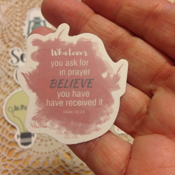 Bible Quotes and Christian Inspiration  Stickers Bundle - Picture 3 of 5